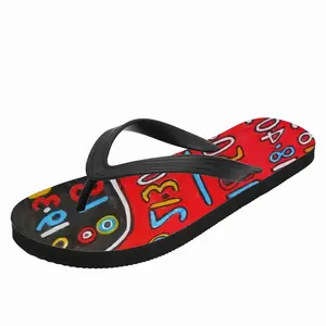 Men Chart Flip Flop Slippers