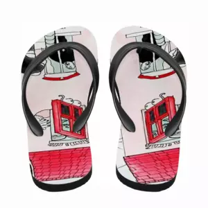 Men Dream House Flip Flop Slippers