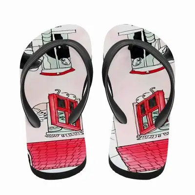 Men Dream House Flip Flop Slippers