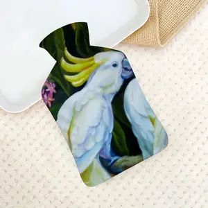 Unexpected Kiss Parrots Hot Water Bag