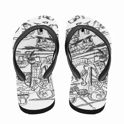 Men Battleground Flip Flop Slippers