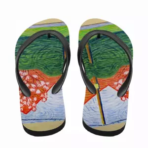 Men Verdant Curtain Flip Flop Slippers