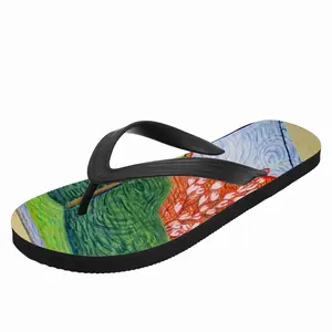 Men Verdant Curtain Flip Flop Slippers