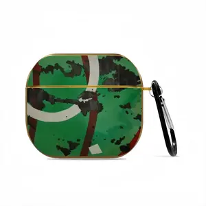 Borders And Boundaries Airpods 3 Case (Hard Shell, Golden)