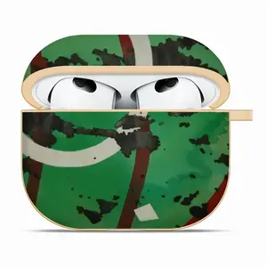 Borders And Boundaries Airpods 3 Case (Hard Shell, Golden)