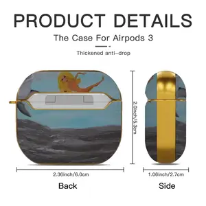 Puking Plastic Airpods 3 Case (Hard Shell, Golden)