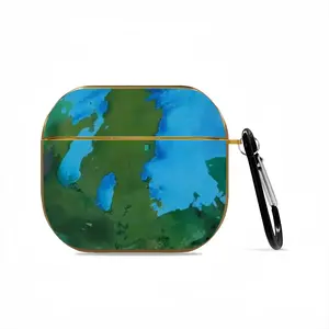 Green Figures Mysteries Airpods 3 Case (Hard Shell, Golden)