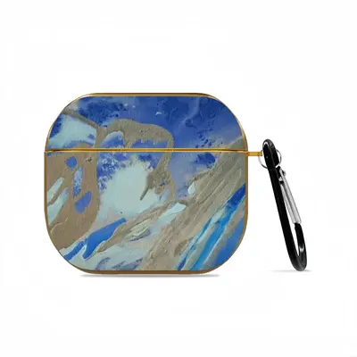 Through The Wave Glass Airpods 3 Case (Hard Shell, Golden)