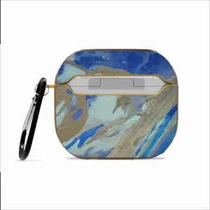 Through The Wave Glass Airpods 3 Case (Hard Shell, Golden)