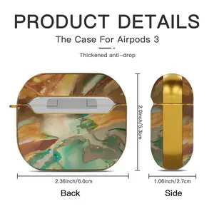 The Sky Is Falling (Birds) Airpods 3 Case (Hard Shell, Golden)