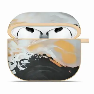 Turbulent Waters Airpods 3 Case (Hard Shell, Golden)