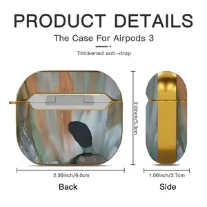 Sea Turtle Rising Airpods 3 Case (Hard Shell, Golden)