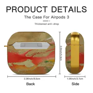 Skeleton Fish Airpods 3 Case (Hard Shell, Golden)