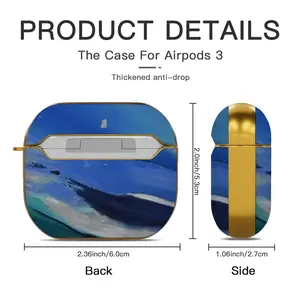 Into The Great Blue Airpods 3 Case (Hard Shell, Golden)