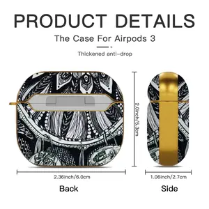 Necklace Airpods 3 Case (Hard Shell, Golden)