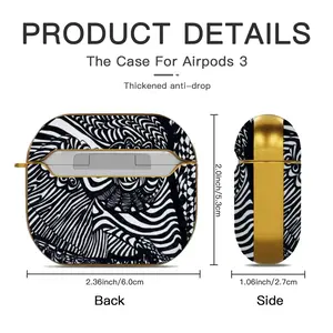 Spirit Elephant Airpods 3 Case (Hard Shell, Golden)