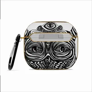 Owl Spirit Animal Airpods 3 Case (Hard Shell, Golden)