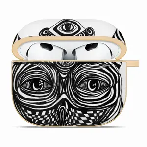 Owl Spirit Animal Airpods 3 Case (Hard Shell, Golden)