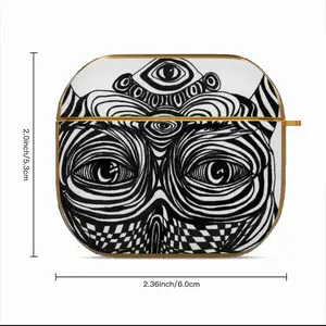 Owl Spirit Animal Airpods 3 Case (Hard Shell, Golden)