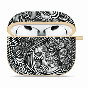 Liquid Skull Airpods 3 Case (Hard Shell, Golden)