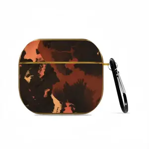 Orange Black Airpods 3 Case (Hard Shell, Golden)