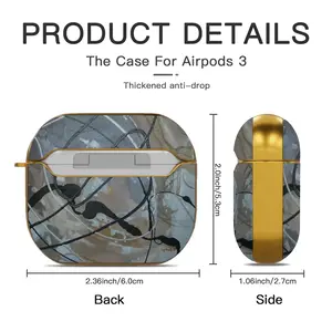 Tentacles Airpods 3 Case (Hard Shell, Golden)