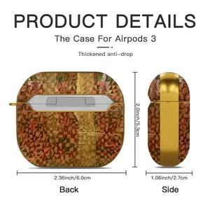 Terror Vacuum And Halo I Airpods 3 Case (Hard Shell, Golden)