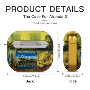 Without Title No 05 Airpods 3 Case (Hard Shell, Golden)