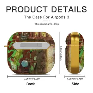 Without Title No 04 Airpods 3 Case (Hard Shell, Golden)