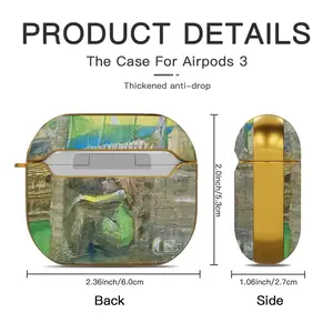 Peace Airpods 3 Case (Hard Shell, Golden)