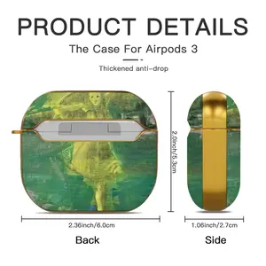 She Airpods 3 Case (Hard Shell, Golden)