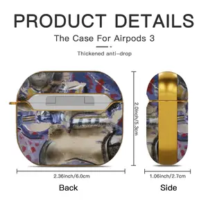 Musician Airpods 3 Case (Hard Shell, Golden)