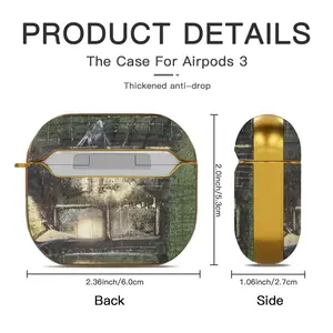 Balcony Airpods 3 Case (Hard Shell, Golden)