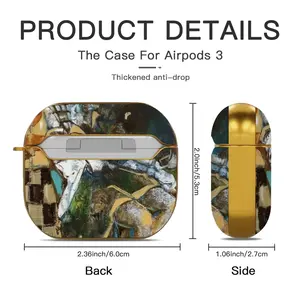 Short Trash Airpods 3 Case (Hard Shell, Golden)