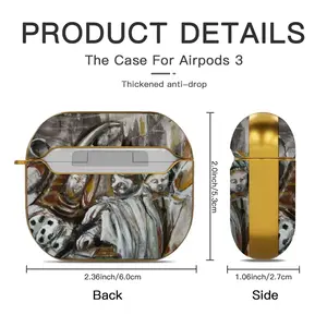 Merchants Where The Wind Blows Airpods 3 Case (Hard Shell, Golden)