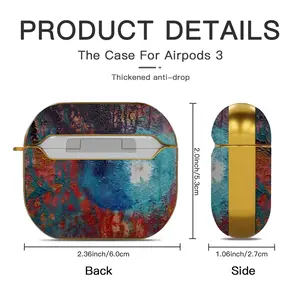 Bluetwins Airpods 3 Case (Hard Shell, Golden)