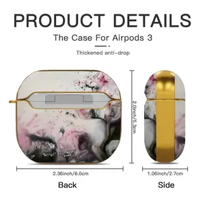 Meltdown Airpods 3 Case (Hard Shell, Golden)