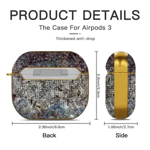 Whitegrid Airpods 3 Case (Hard Shell, Golden)