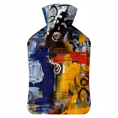 Red Abstractions Hot Water Bag