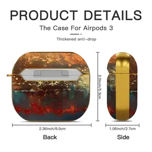 Overblue Airpods 3 Case (Hard Shell, Golden)