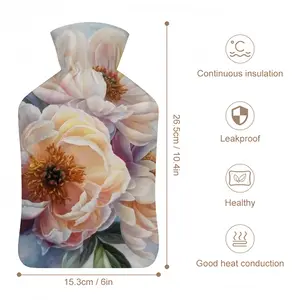 Beauty Of Peonies Hot Water Bag