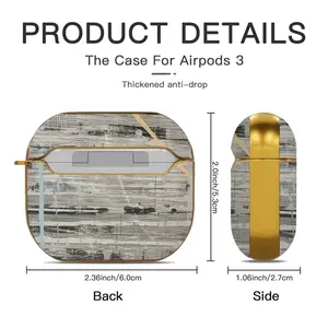 Pi 041 Airpods 3 Case (Hard Shell, Golden)