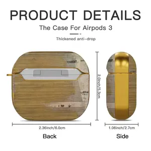 Pi 043 Airpods 3 Case (Hard Shell, Golden)