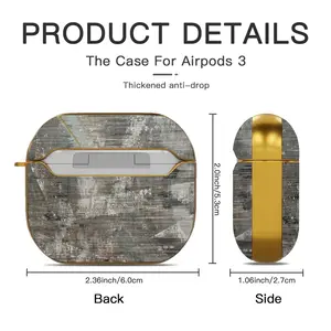 Pi 048 Airpods 3 Case (Hard Shell, Golden)