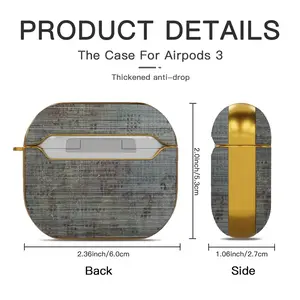 Pi 050 Airpods 3 Case (Hard Shell, Golden)