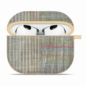 Lines For Agnes 5 Airpods 3 Case (Hard Shell, Golden)