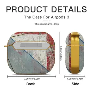 Pi 005 Airpods 3 Case (Hard Shell, Golden)