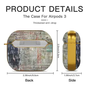 Pi 036 (Perfectimperfection) Airpods 3 Case (Hard Shell, Golden)