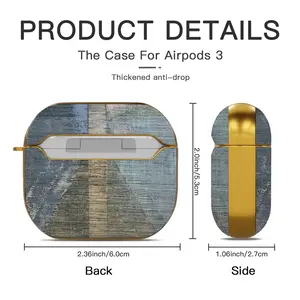 Am 012 Airpods 3 Case (Hard Shell, Golden)