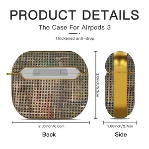 Am 001 Airpods 3 Case (Hard Shell, Golden)